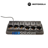 MOTOROLA NNTN8147 6-Pocket Multi-Unit Charger, TETRA With AUS/NZ Plug
